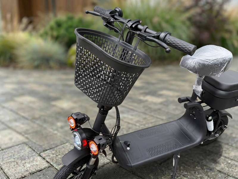 Електросамокат ECOBIKE Zen U12 Чорний 2026 РОКУ З багажником СZenU12 фото