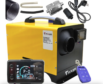 Автономний дизельний обігрівач Fixem 8kW 12V-24V 230V Fixem12V фото