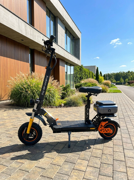 Потужна НОВИНКА! Kugoo Kirin M5 Pro 1200/2000Вт 21/23/26 Ah з сидінням 5МPRO фото