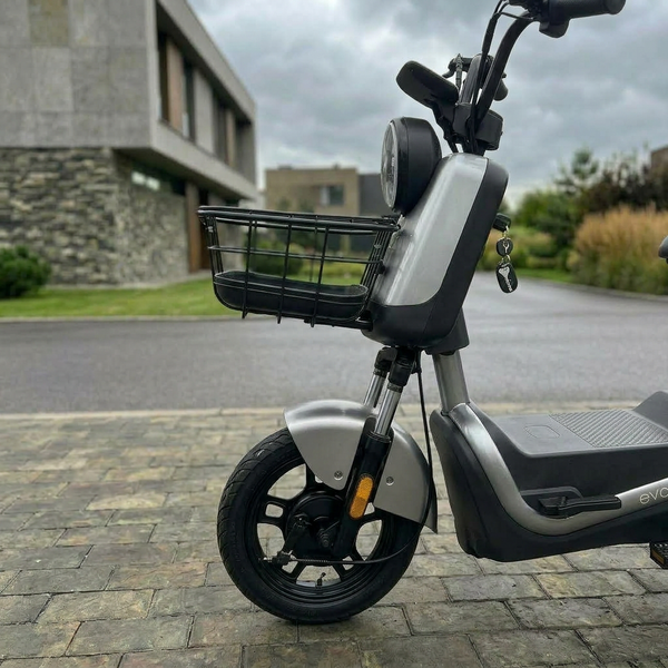 Новинка! 2026 Год EVOBIKE NOVA ATLAS 20Ah 600Вт 48W &mdash; стильный серый электровелосипед ATLAS7 фото