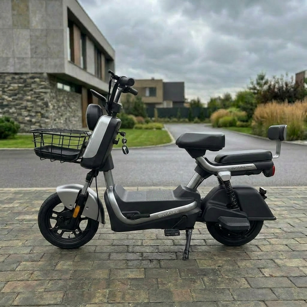 Новинка! 2026 Год EVOBIKE NOVA ATLAS 20Ah 600Вт 48W &mdash; стильный серый электровелосипед ATLAS7 фото