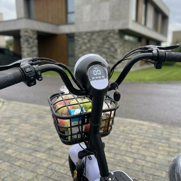 Електровелосипед EVOBIKE Nova MINI 600W 48V 12Ah 2026 з Кошиком та Сидінням Сірий MINI1 фото