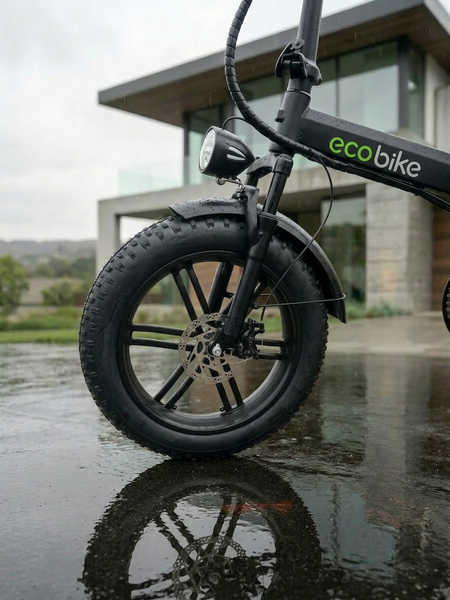 Електровелосипед Фетбайк ECOBIKE Storm V8 15Ah 1000W Black Eco-V8 фото