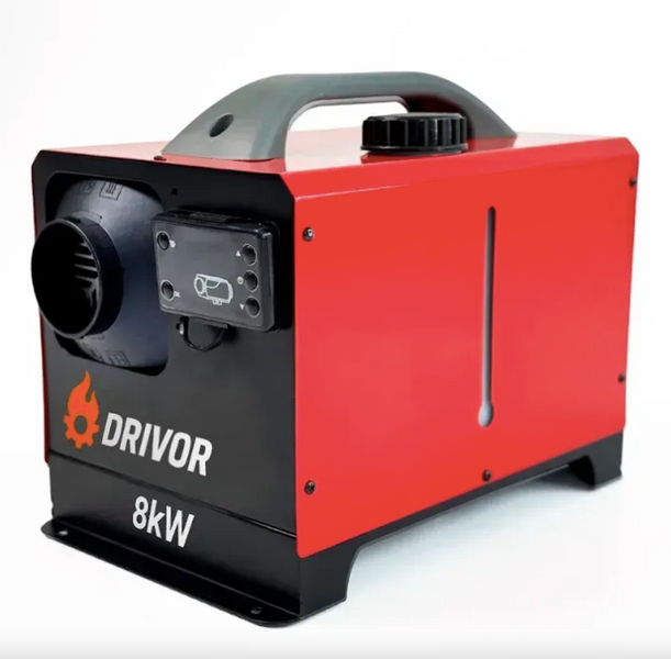 Автономний дизельний обігрівач (Webasto) Drivor 8 кВт (12В/24В/220В) з LCD-дисплеєм та пультом ДК 008788-76677 фото