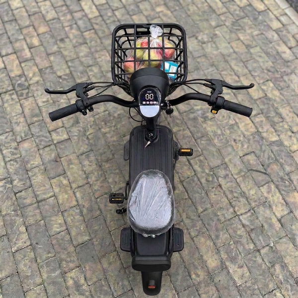 Електровелосипед EVOBIKE Nova MINI 600W 48V 12Ah 2026 з Кошиком та Сидінням Чорний MINI7 фото