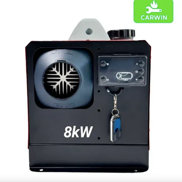 Автономный дизельный обогреватель (Webasto) CARWIN 8 кВт с LCD-дисплеем и пультом ДУ CARWIN8 фото