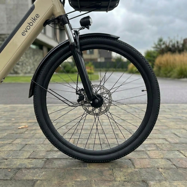 EVOBIKE Vivo N1 2026 &mdash; міський електровелосипед 600W, акумулятор 48V 13Ah, 26", LED-дисплей, кошик, капучіно N3 фото