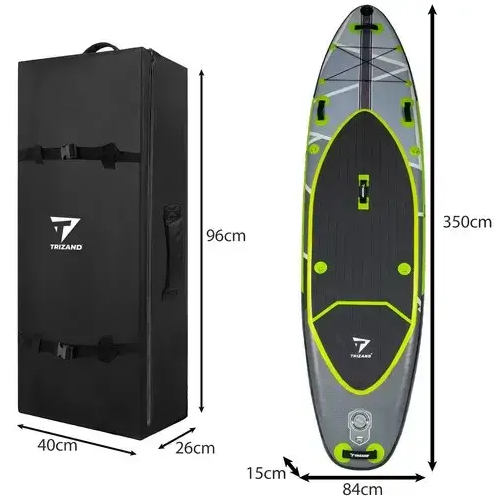 SUP дошка 350см Trizand 25259 з аксесуарами сапборд сап дошка 140 кг sup12 фото