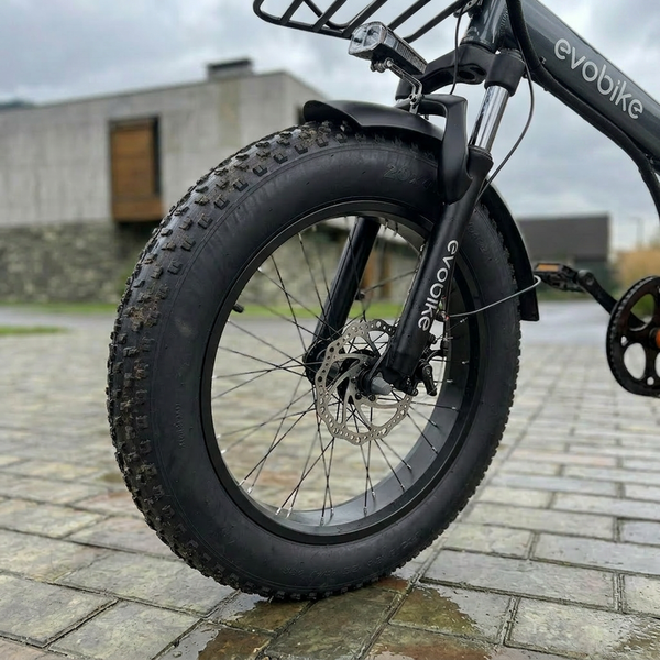 НОВИНКА 2026! Електровелосипед|Фетбайк| EVOBIKE Storm V8s 18Ah 1000W Сірий  1ORS фото
