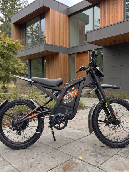 Електробайк OUXI GT2000 2500W 48V 30Ah Orange &mdash; Посилена Рама, NFC-Доступ OUX фото