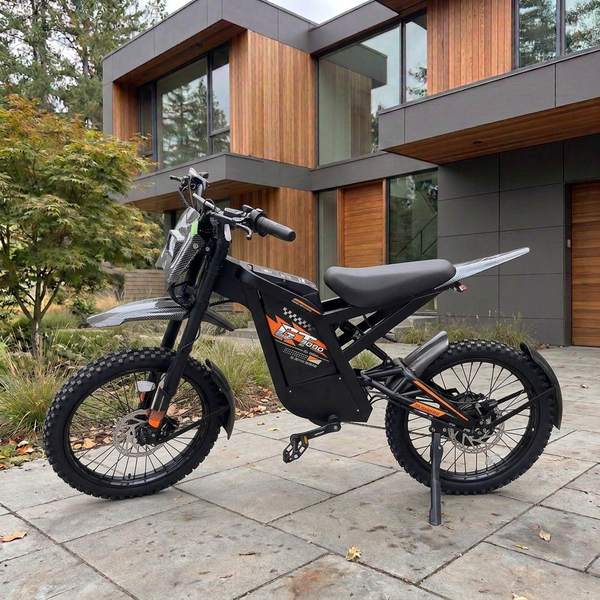 Електробайк OUXI GT2000 2500W 48V 30Ah Orange &mdash; Посилена Рама, NFC-Доступ OUX фото