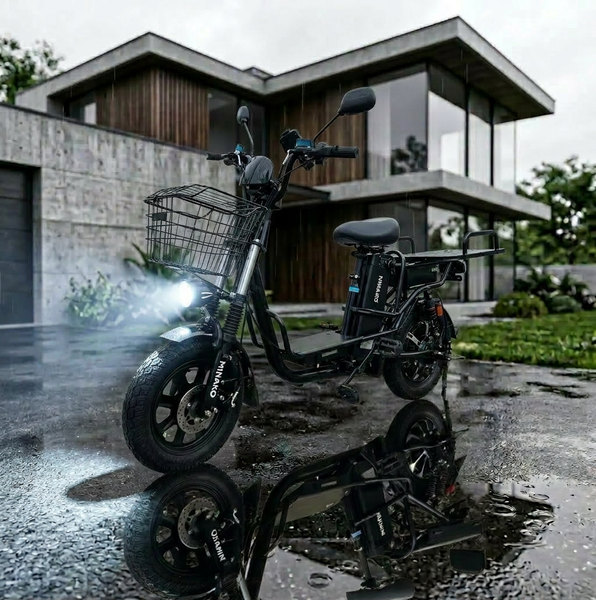 Електровелосипед MINAKO Monster PRO 1000W 60V 23Ah Чорний  9JKU123 фото