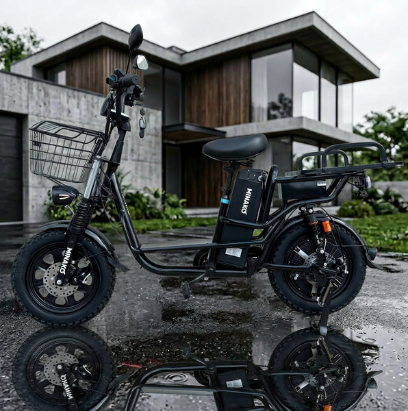 Електровелосипед MINAKO Monster PRO 1000W 60V 23Ah Чорний  9JKU123 фото