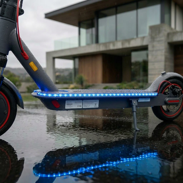 ТОПОВАЯ НОВИНКА!! Электросамокат Kugoo M365 PRO 4 Чёрный 12.4Ah 600Вт с RGB-подсветкой и мульти-режимами и передним амортизатором RGBKU3 фото