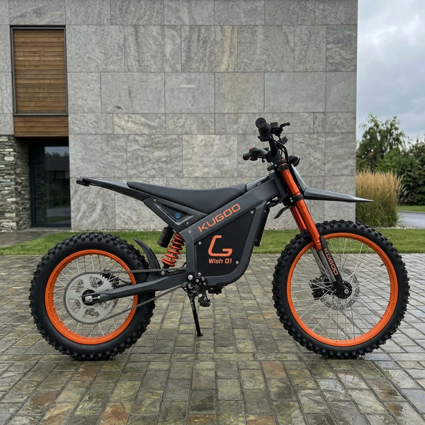 ТОПОВАЯ НОВИНКА! KUGOO Wish 01 ULTRA (2026)Оrange &mdash; Мощный Электровнедорожник с Мягкой Подвеской, NFC, 2900W, Аккумулятор 35Ah UW03 фото